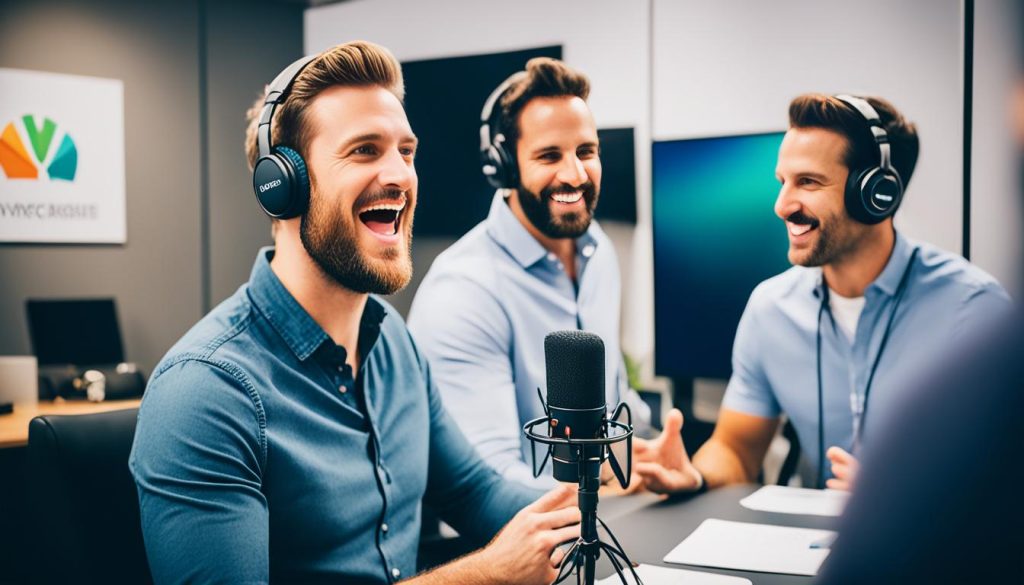 startup pitching on podcasts