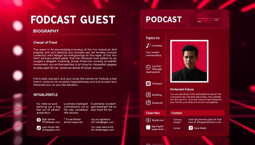 podcast guest one-sheet podcast guest one-sheet